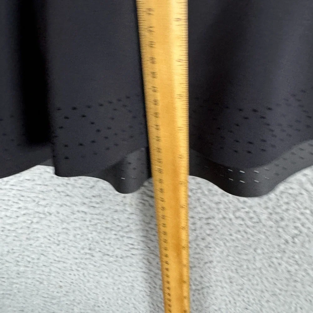Ivivva Girls Black Athletic Skort Laser Cut Hem Rear Zip Pocket Size 10 Golf
